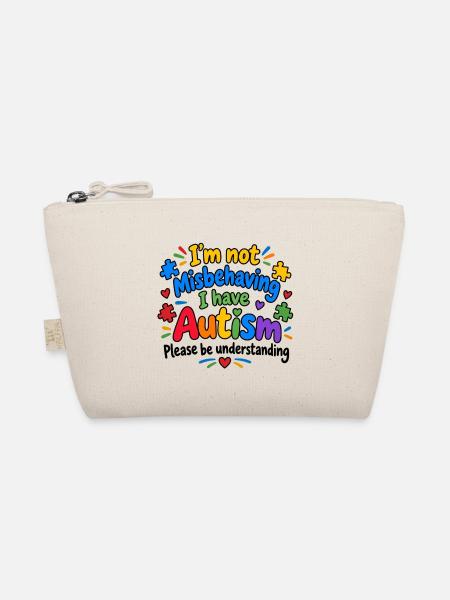 I’m Not Misbehaving Autism Pride - Bio-Täschchen - Natur