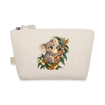 Zarter Koala zwischen Ästen und Blättern - Bio-Täschchen - Natur - Vorne