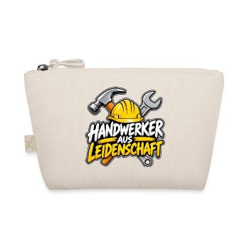 Handwerker aus Leidenschaft – Handwerker Design - Bio-Täschchen - Natur - Vorne