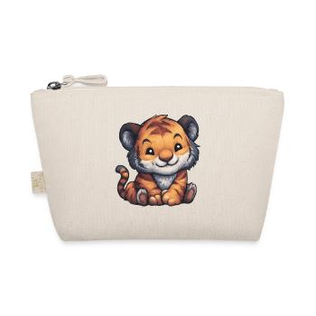 Tiger Jungtier Illustration - Bio-Täschchen - Natur - Vorne