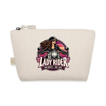 Lady Rider Motorradheldin - Bio-Täschchen - Natur - Vorne