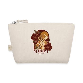 Adopt Don’t Shop Dog & Cat - Bio-Täschchen - Natur - Vorne