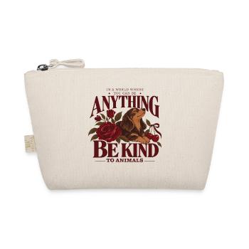 Be Kind To Animals Dachshund - Bio-Täschchen - Natur - Vorne