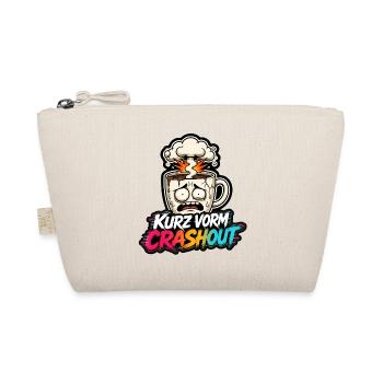 Kurz vorm Crashout Kaffee Tasse gestresst Shirt - Bio-Täschchen - Natur - Vorne