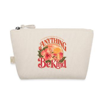 In A World Be Kind Tropical - Bio-Täschchen - Natur - Vorne