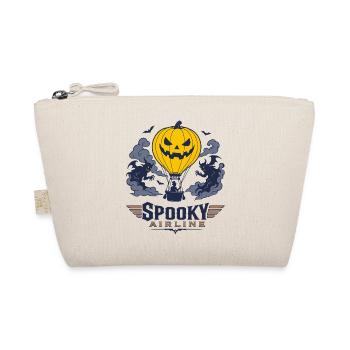 Pumpkin Flug Spooky Airline - Bio-Täschchen - Natur - Vorne