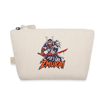 Zombie-Samurai mit blutigem Katana - Bio-Täschchen - Natur - Vorne