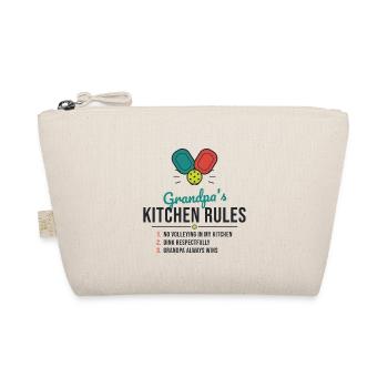 Grandpa's Kitchen Rules Tee - Bio-Täschchen - Natur - Vorne