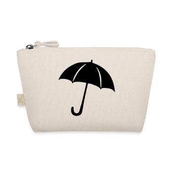 Regenschirm Regen Meteorologe Geschenk  - Bio-Täschchen - Natur - Vorne