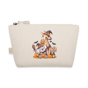 Halloween-Kuschel Giraffe Koala Jack-o-Lantern - Bio-Täschchen - Natur - Vorne