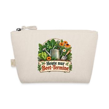 Heute nur Beet Termine - Bio-Täschchen - Natur - Vorne