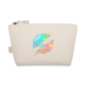 Pastel Rainbow Abstract Splash - Bio-Täschchen - Natur - Vorne