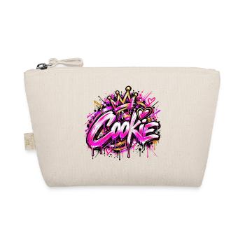 COOKIE – Queen of Street Art! 👑💖 - Bio-Täschchen - Natur - Vorne
