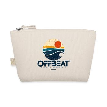 OFFBEAT – Retro Surf Logo - Bio-Täschchen - Natur - Vorne