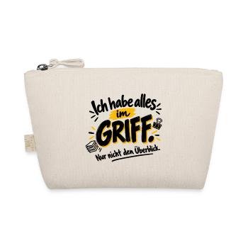 Ich habe alles im Griff – nur nicht den Überblick - Bio-Täschchen - Natur - Vorne