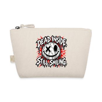 Dead Inside – Gothic Smiley - Bio-Täschchen - Natur - Vorne
