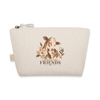 Animals Are Friends Cow & Calf - Bio-Täschchen - Natur - Vorne