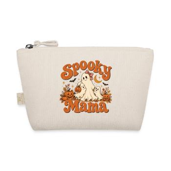 Spooky Mama Halloween-Familie - Bio-Täschchen - Natur - Vorne