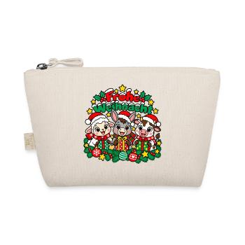 Bauernhof Weihnachten - Bio-Täschchen - Natur - Vorne