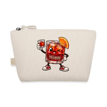 Negroni Kawaii Style – Süßer Cocktailspaß - Bio-Täschchen - Natur - Vorne