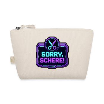 Sorry Schere Retro Arcade Game Over Pixel Shirt - Bio-Täschchen - Natur - Vorne