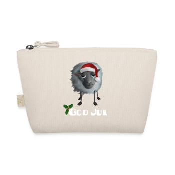 Graues Schaf God Jul - Schwedisch - Bio-Täschchen - Natur - Vorne