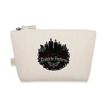 Fröhliche Finsternis Adventskranz Gothic Shirt - Bio-Täschchen - Natur - Vorne