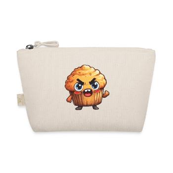 Wütender Muffin Held - Bio-Täschchen - Natur - Vorne