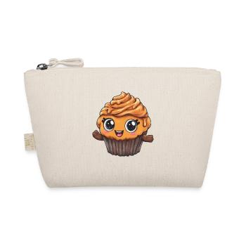 Kuscheliger Cupcake Held - Bio-Täschchen - Natur - Vorne