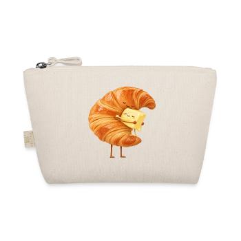 KuschelCroissant Butterfreund - Bio-Täschchen - Natur - Vorne