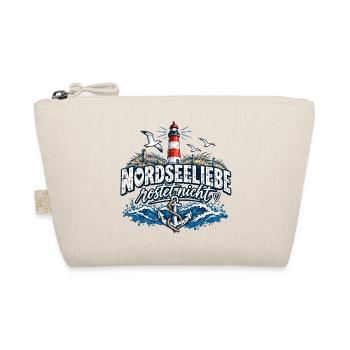 Nordsee Liebe Rostet Nicht Leuchtturm - Bio-Täschchen - Natur - Vorne