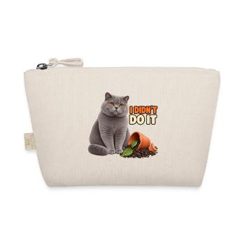I Didn't Do It – Unschuldige Katze - Bio-Täschchen - Natur - Vorne