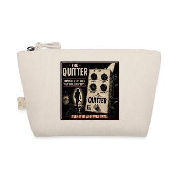 The Quitter Pedal – Vintage Rock Poster - Bio-Täschchen - Natur - Vorne