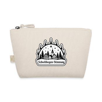Schwibbogen Stimmung Erzgebirge Weihnachten Shirt - Bio-Täschchen - Natur - Vorne