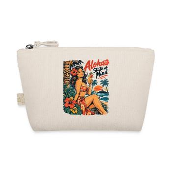 Pin-Up Girl Tiki Style: Aloha State of Mind - Bio-Täschchen - Natur - Vorne