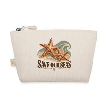 Save Our Seas Marine Life - Bio-Täschchen - Natur - Vorne