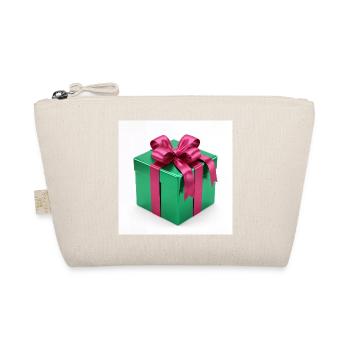 Grünes Geschenkpaket - Bio-Täschchen - Natur - Vorne