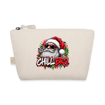 Chill Bro Entspannter Weihnachtsmann Mit - Bio-Täschchen - Natur - Vorne