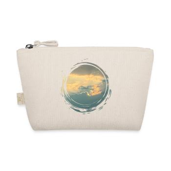 Sunlit Sky Circle Pinseldruck - Bio-Täschchen - Natur - Vorne