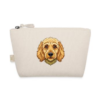 Goldendoodle-Hundekopf - Bio-Täschchen - Natur - Vorne