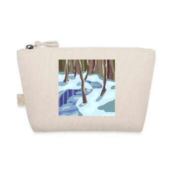 Pastell-Stil Winterwald - Bio-Täschchen - Natur - Vorne