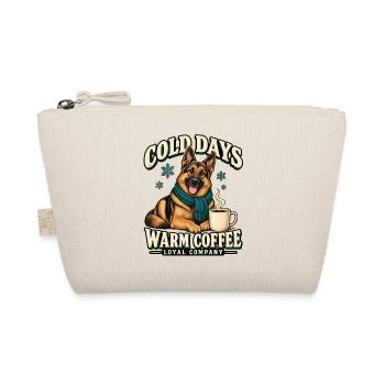 Deutscher Schäferhund Winterkaffee – Loyale Firma - Bio-Täschchen - Natur - Vorne