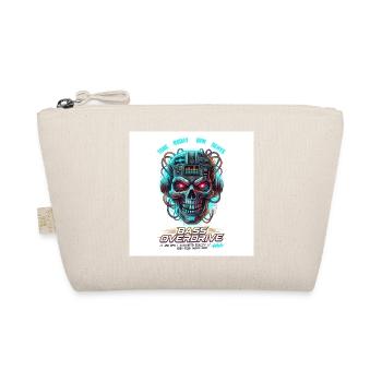 Bass Overdrive // 150 BPM Cyberpunk Skull - Bio-Täschchen - Natur - Vorne