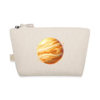 Goldplanet Jupiter Wirbel - Bio-Täschchen - Natur - Vorne