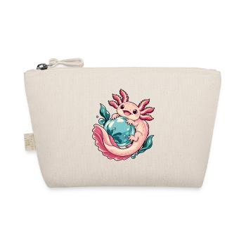 Axolotl-Blasengarten - Bio-Täschchen - Natur - Vorne