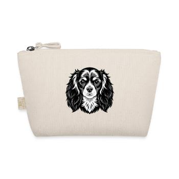 King Charles Spaniel Hundekopf - Bio-Täschchen - Natur - Vorne