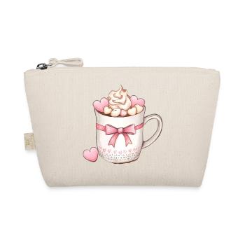 Herzcreme-Tasse - Bio-Täschchen - Natur - Vorne