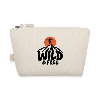 Wandern – Wild & Free Outdoor - Bio-Täschchen - Natur - Vorne
