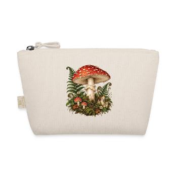 Roter Pilz Waldzauber - Bio-Täschchen - Natur - Vorne