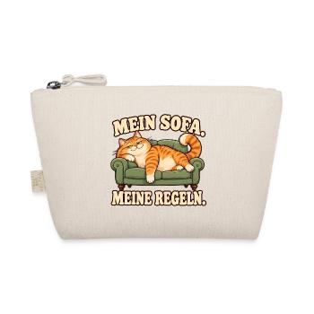 Mein Sofa, meine Regeln - Lustige Katze - Bio-Täschchen - Natur - Vorne